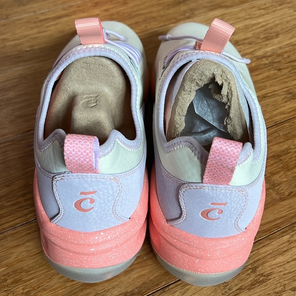 NEW CLOVE Sneakers bone/Pink/Lilac sz 10 Women/8.5 Mens - Picture 3 of 8